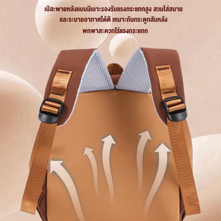 กระเป๋านักเรียนคาปิบาร่า ขนาด เหมาะสำหรับชั้นประถม1-6 ใบใหญ่กันน้ำ พร้อมส่งจากไทย