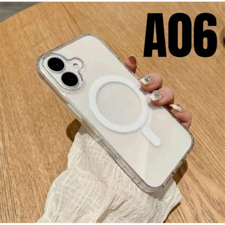 เคสกันกระแทกอย่างดี พร้อมส่ง A06 เคสใสแม่เหล็ก โปรโมชั่น เคสโทรศัพท์ สำหรับ Samsang A06 4G 5G รุ่นใหม่ เคสกันกระแทก