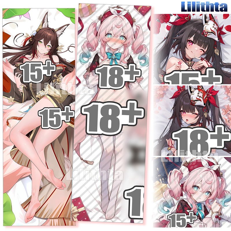 Dakimakura ปลอกหมอน Honkai: Star Rail Hyacine และ Fugue Tingyun และ Sparkle HSR Honkai Star Rail เกม