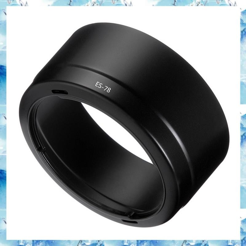 [ ] เลนส์ฮูดเปลี่ยน ES-78 สําหรับ EF 50mm F/1.2L / 50 mm F1.2L เลนส์ ES78