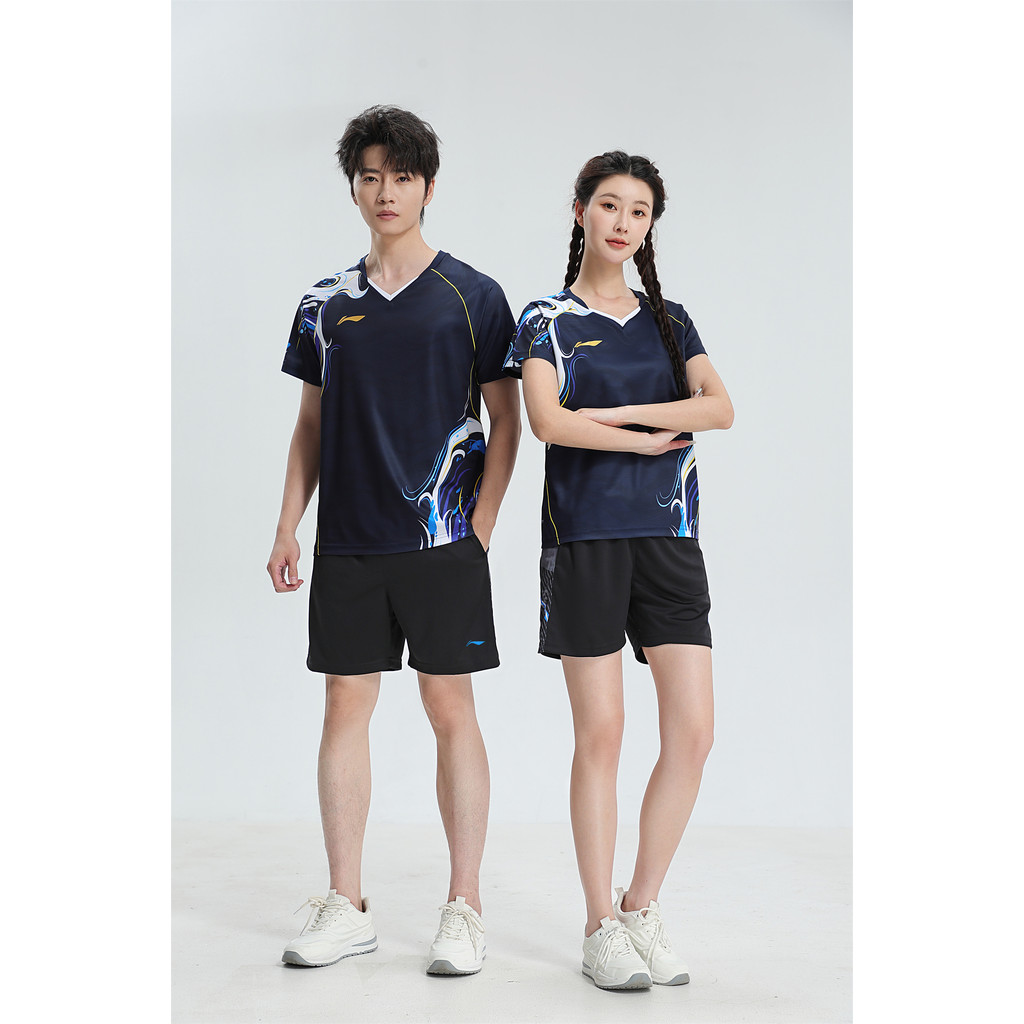 ในสต็อกจัดส่งฟรี 2025 Pro Badminton Jersey | Ice-Cool Mesh Top Men & Women | เสื้อเทรนนิ่ง Tournament-Ready (โลโก้สั่งทําพิเศษ+แห้งเร็ว) 229