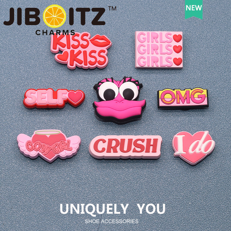 JIBBITZ cross charms ตัวติดรองเท้า โลโก้ทีม สไตล์สปอร์ต ตัวติดรองเท้า cross