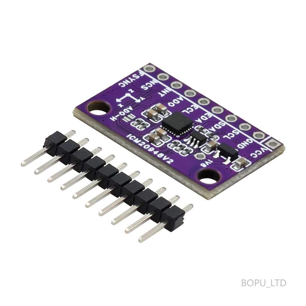 GY-ICM20948V2 9DOF เซ็นเซอร์ 9 แกนเร่งโมดูลเซ็นเซอร์สนามแม่เหล็ก ICM20948V2 ICM-2094 เปลี่ยน MPU-925