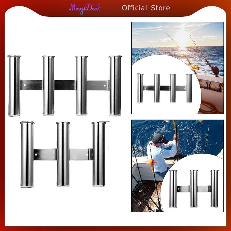 MagiDeal Boat ที่วางคันเบ็ด ขาตั้ง ชั้นวางคันเบ็ด ที่วางเสา สําหรับของขวัญวันเกิด ตกปลา