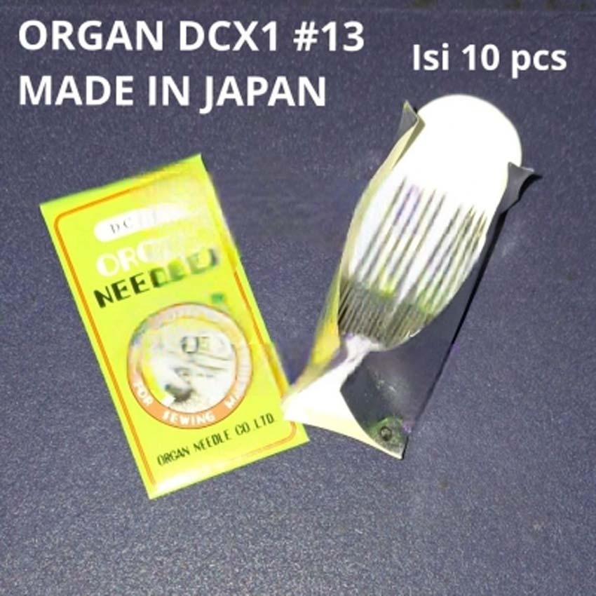 MESIN DCX1 NO. 13 ORGAN NEEDLES จักรเย็บผ้า Overlock NEEDLES ORIGINAL JAPAN