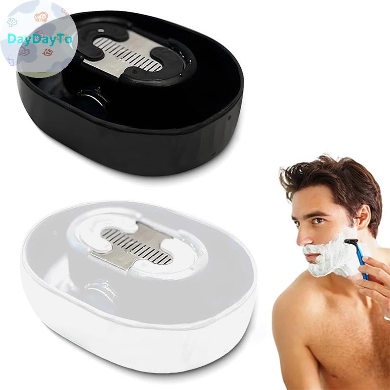Daydayto Razor Rinser,Portable Mens Shaving Razor Cleaner น้ํายาทําความสะอาดอย่างรวดเร็วสําหรับเครื่องโกนหนวดมือ Say Goodbye To Cged Razors TH