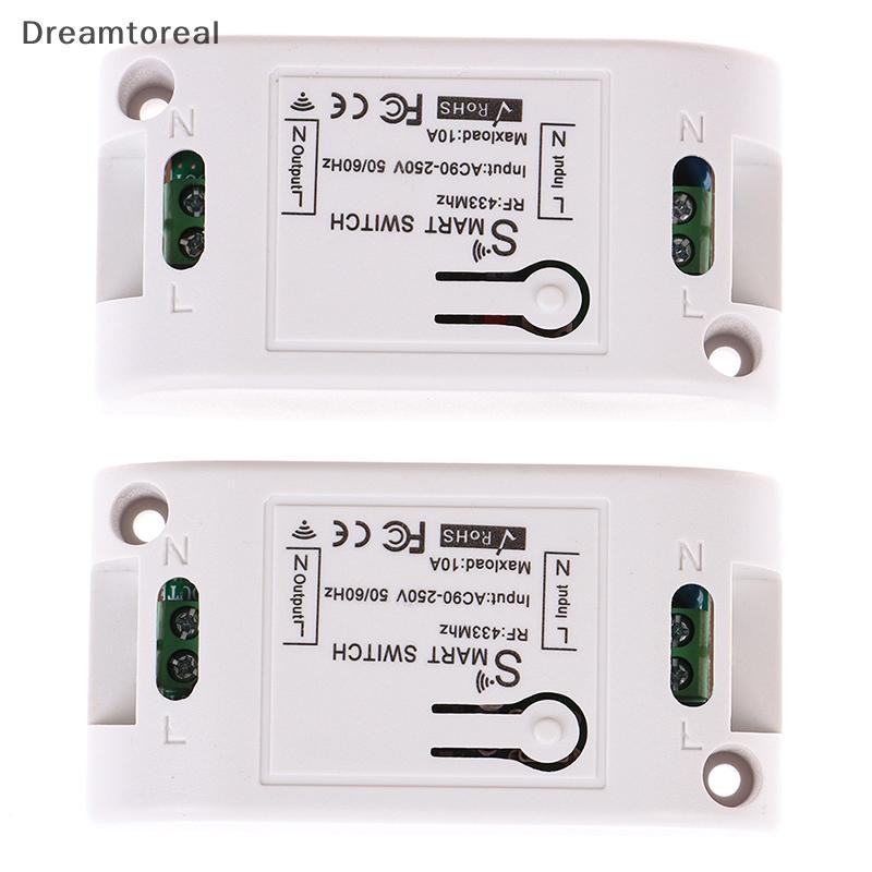 Demtl 433 Mhz RF สมาร์ทสวิทช์ไร้สาย RF Receiver Timer รีเลย์โทรศัพท์รีโมทคอนโทรล OLA