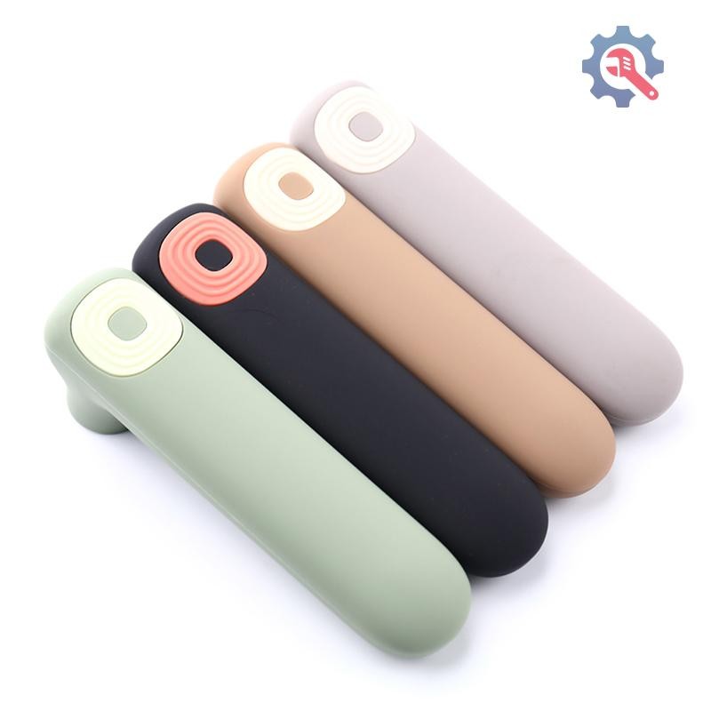 [GE] 1 PC ซิลิโคนมือจับประตูฝาครอบป้องกัน Anti Collision Static มือจับประตูลูกบิดตกแต่งบ้าน TH - รูปที่ 6