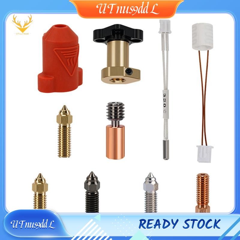 [UTnus9ddL] สําหรับ Creality K1/K1Max Hotend Kit เซรามิคความร้อนบล็อก Bi-Metal Heatbreak Extruder หั