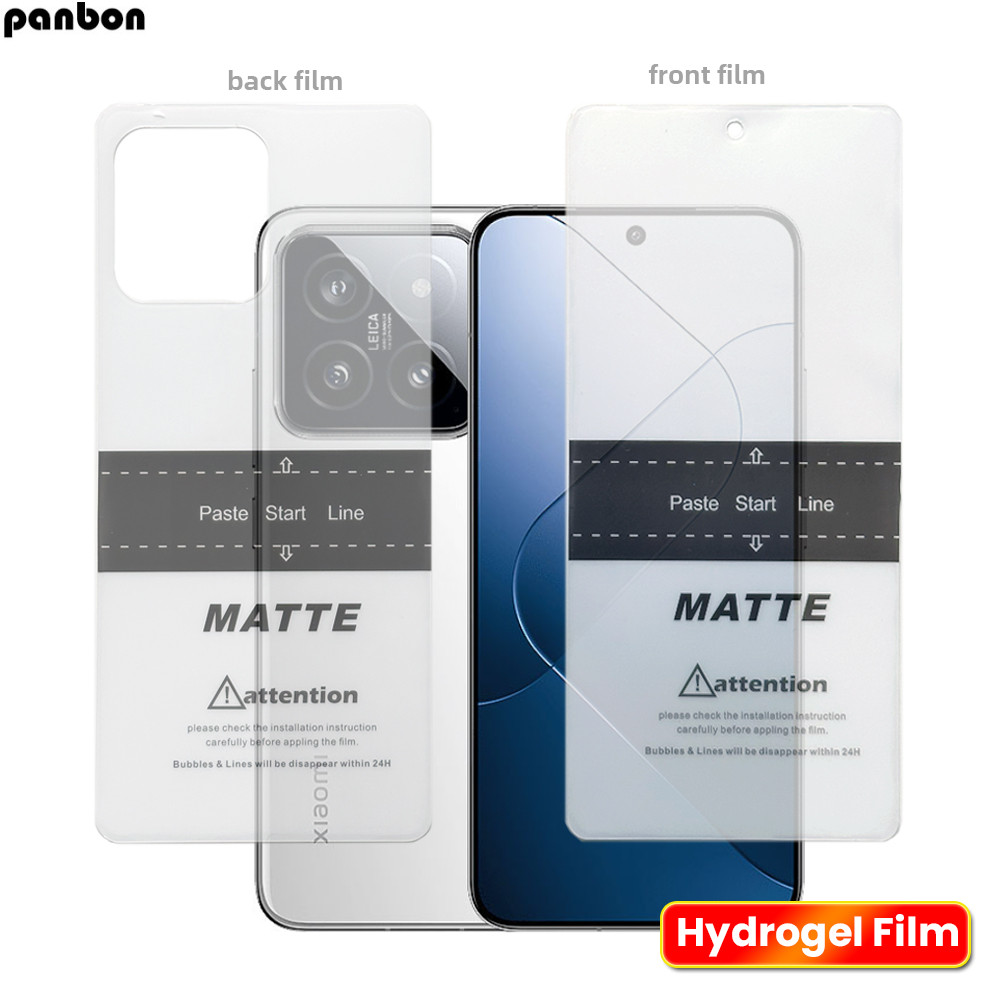 Matte ด้านหน้า/ด้านหลังฟิล์มHydrogelสําหรับ Motorola Moto Edge 50 Fusion 40 Neo 30 Ultra 20 Pro Matteด้านหลังประตูป้องกันหน้าจอMoto S50 Neo S30 Pro G Stylus 5G