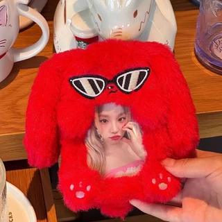 น่ารักการ์ตูนกระต่ายตุ๊กตา Photocard กรณีภาพผู้ถือบัตรจอแสดงผล INS การ์ดกรณี KPOP ไอดอลภาพฝาครอบป้องกัน