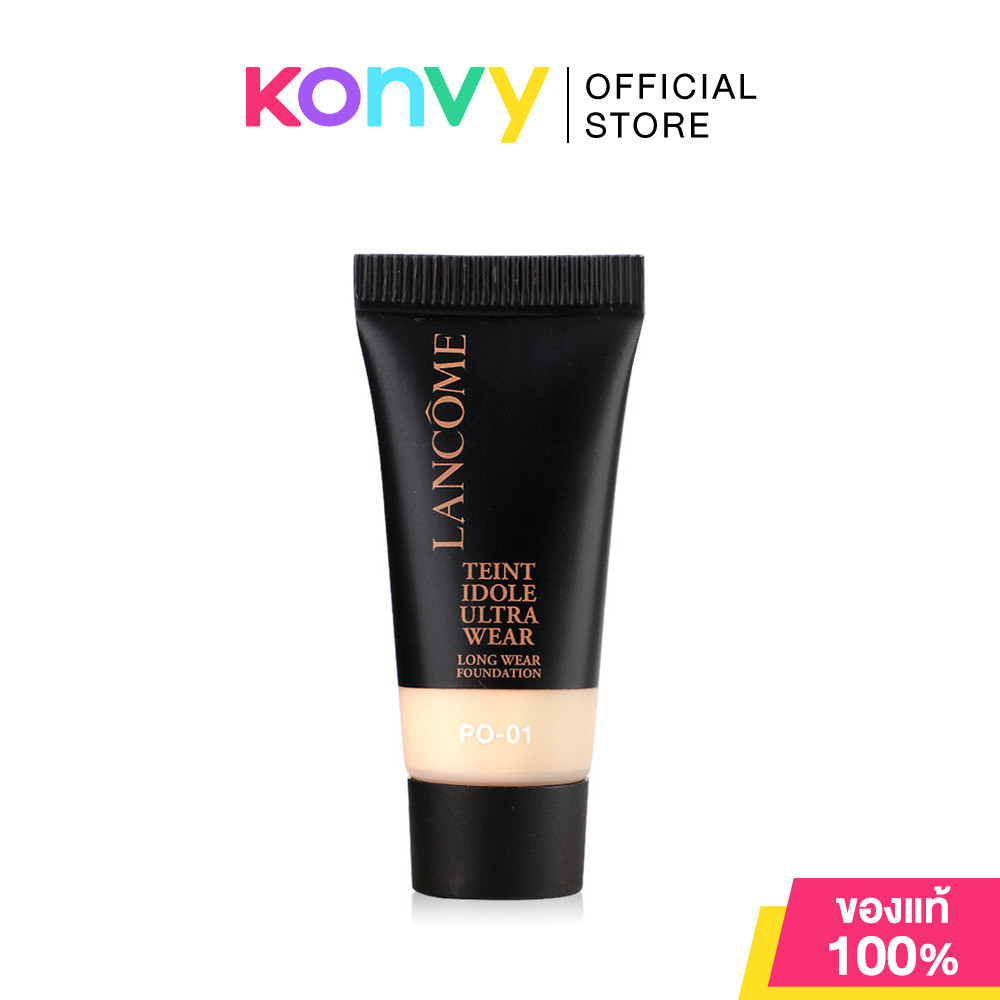 Lancome Teint Idole Ultra Wear Long Wear Foundation SPF 40/PA+++ 5ml #PO-01 รองพื้นเนื้อเบาสบายผิว.
