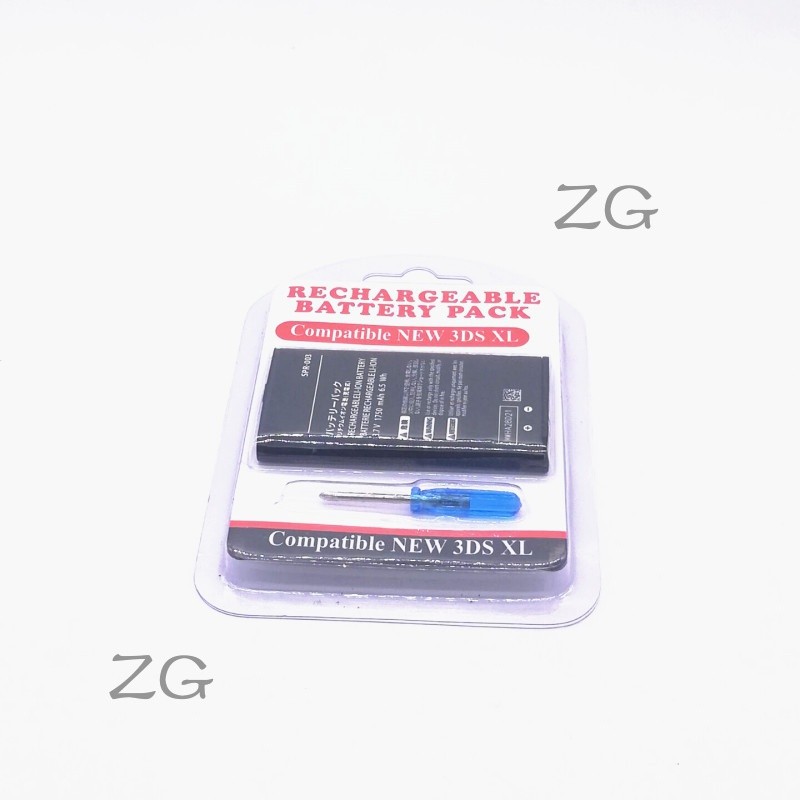 ZG New3ds XL Game Console Spr-003 Full Capacity 1750MAh Rechargeable Built-in Battery