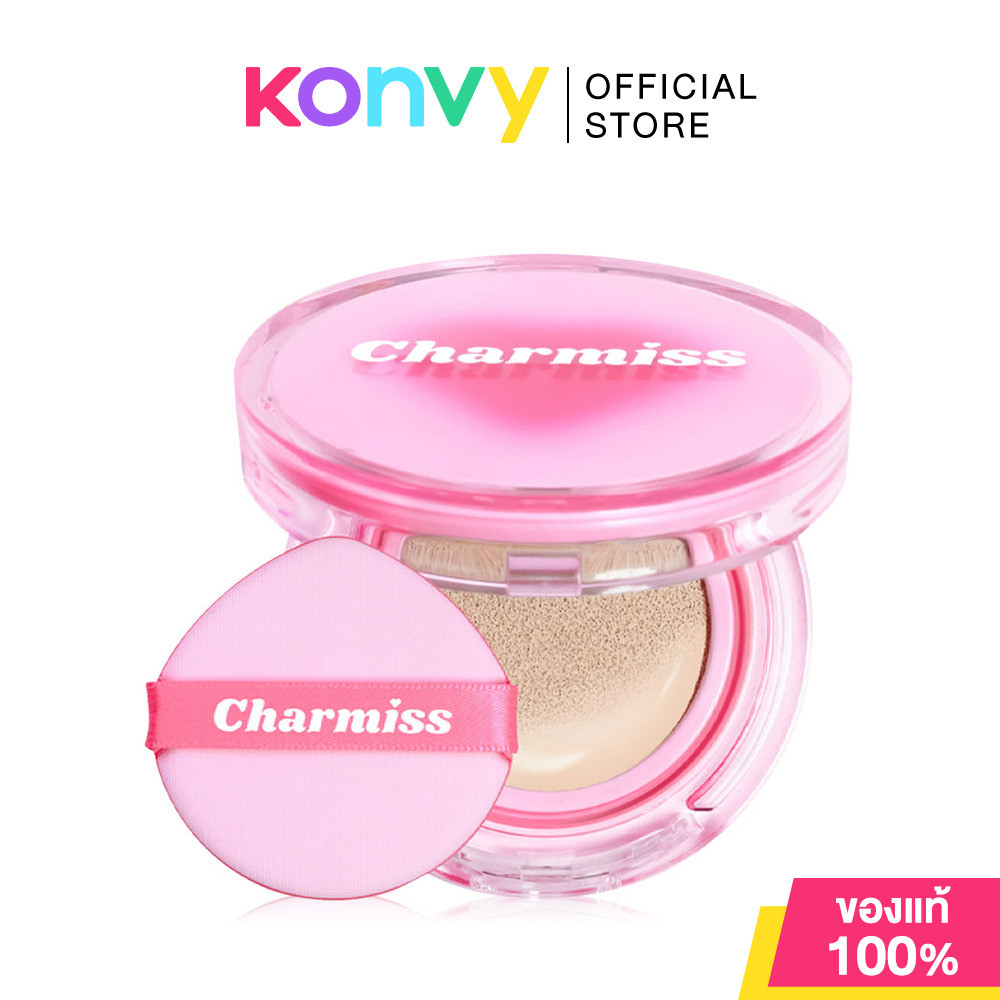 Charmiss Charming Glow Airy Cushion SPF50+ PA++++ 13g ชาร์มิส คุชชั่นสูตร Airy Glow เนื้อบางเบา