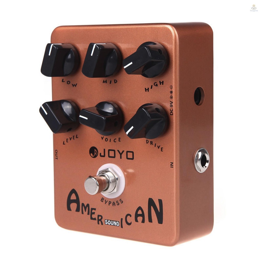 Joyo JF-14 เสียงอเมริกันกีตาร์ Amp Simulator Effect Pedal