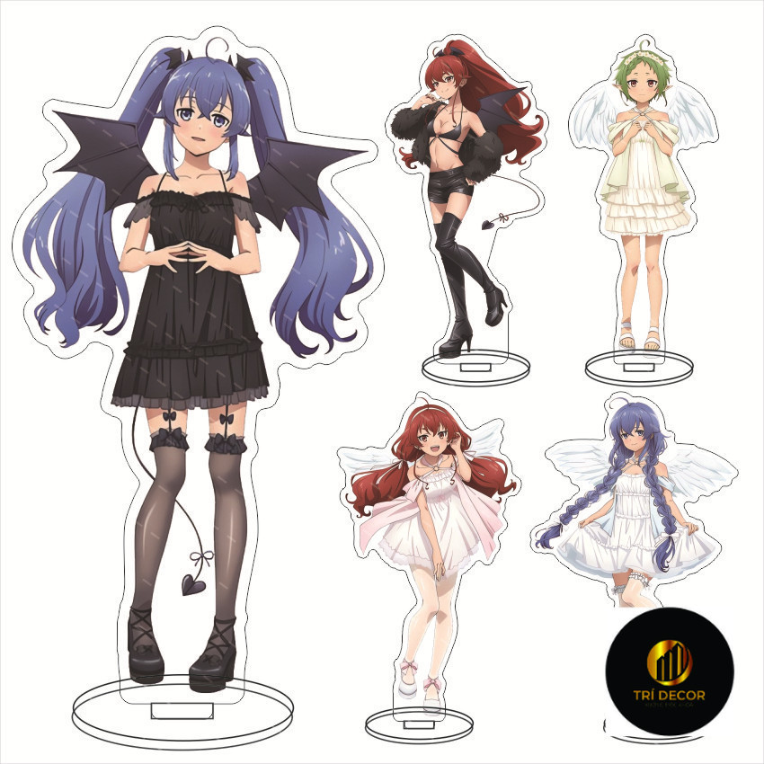 พวงกุญแจ, Standee Model Game Roxy Migurdia Greyrat Rudeus Erisu Sylphette Anime Study Desk Decorativ