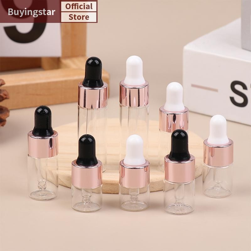 Zcx 1-5ml ขวดหยด Reagent Eye Drop แก้วใสขวดปิเปตเหลวขวดรีฟิล Travel VO
