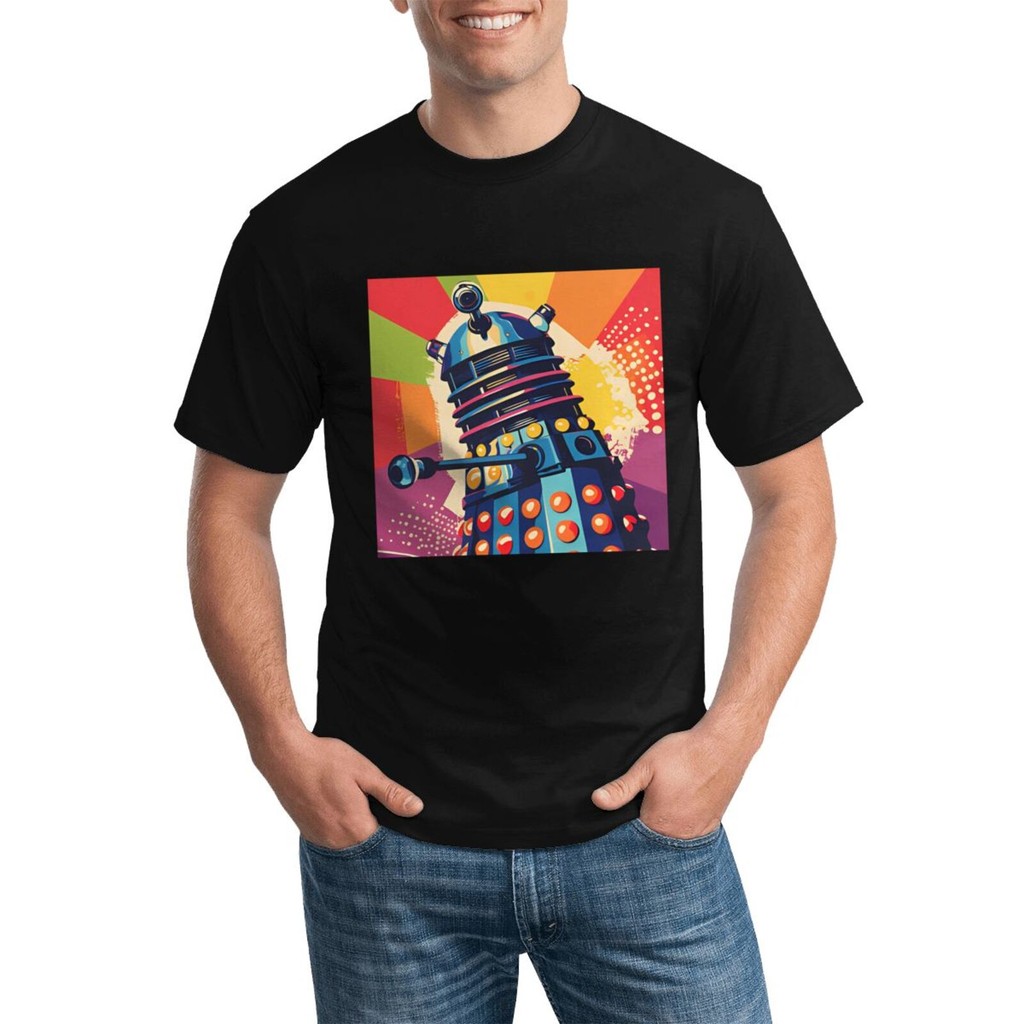 Summer Cool Mens Tshirt Doctor Who Dalek Pop