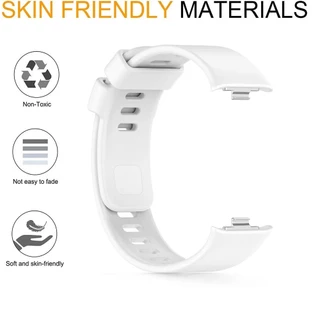 สายรัดซิลิโคนกีฬาสำหรับ for Redmi Watch 6 5 4 สายรัดข้อมือยางนุ่มเข็มขัดสำหรับ for Mi Band 8 Pro / Mi Band 10 9 Pro