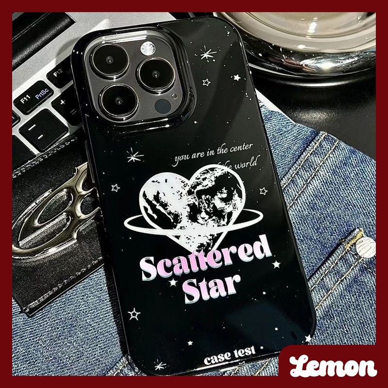 [Lemon] เคสโทรศัพท์มือถือ TPU แบบนิ่ม ลายดาวเคราะห์ สําหรับ 14pro 14promax 13 13pro 13promax 11 12 12pro 12promax XR XSMAX 7P 8P