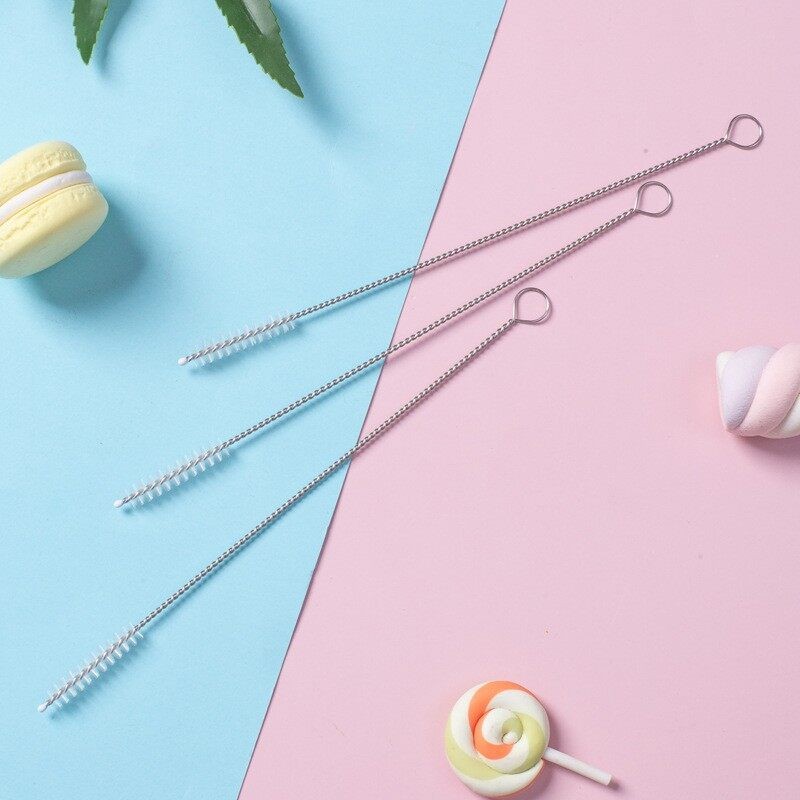YY033 แปรงล้างหลอด 17.5cm แปรงล้างหลอดทุกประเภท แปรงล้างหลอดดูด แปรงล้างหลอดด้ามสแตนเลส304 ของไทยพร้อมส่ง ราคา ถูกที่สุด ดีลบีเคเค แกลเลอรีภาพที่ 3