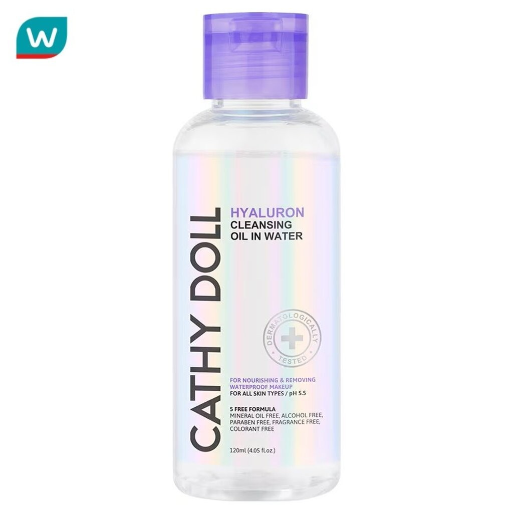 Cathy Doll เคที่ ดอลล์ คลีนซิ่ง ออย อิน วอเตอร์ ไฮยาลูรอน 120 มล.