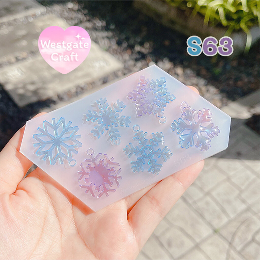 แม่พิมพ์ซิลิโคน S63 Snowflakes