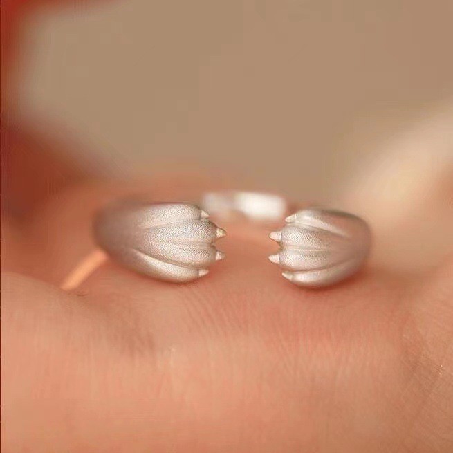 Bamoer Open Ring ของขวัญเครื่องประดับ Ins สไตล์เกาหลีสําหรับผู้หญิง