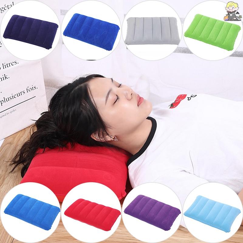 [CL] 47*30 ซม. หมอนเป่าลมลมพับแบบพกพาเดินทางกลางแจ้งบ้านหมอนนุ่ม ไทย