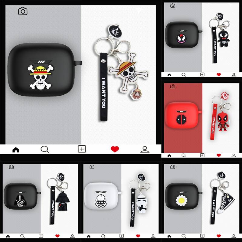 Jam09 JBL TUNE BEAM Case / TUNE BEAM 2 เคสซิลิโคนชุดป้องกันฝุ่นสําหรับ JBL TUNE BEAM / BEAM2 / BUDS 