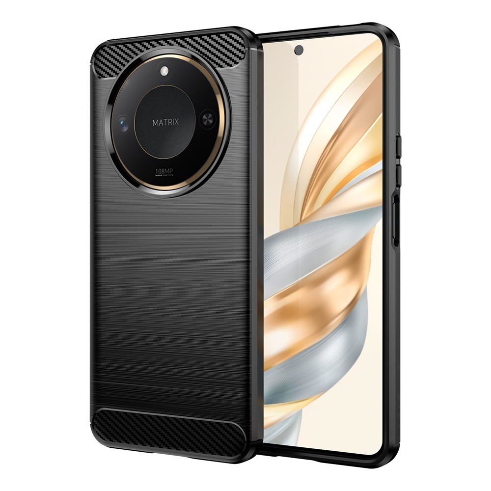 Honor X9C 2024 สําหรับ Honor X9C X9A X9B X 9C X 9B HonorX9C 5G Anti-Shock คาร์บอน Brushed Rugger เกราะ TPU นุ่มกันกระแทกกันชนซิลิโคนปกหลัง Shell - รูปที่ 6