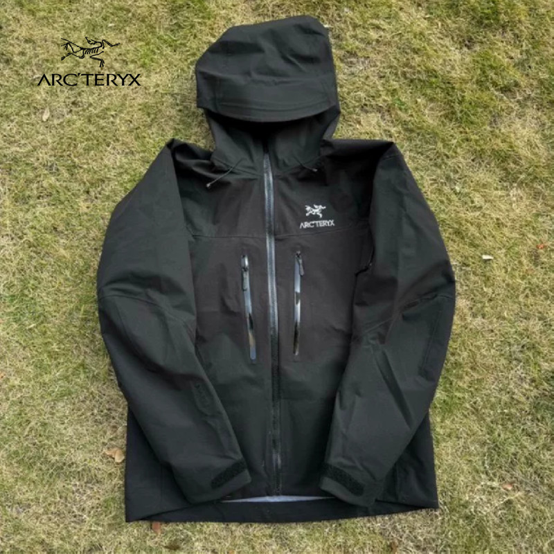 Arcteryx 100% Original Technological Waterproofing Hardshell Hooded Jacket สําหรับผู้ชาย