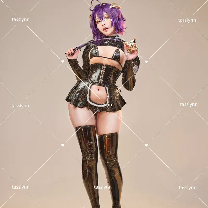 Mn  I Admire Magical Girls Hiiragi Utena Maid Cosplay Costume Leather Leotard Elastic Bunny Girl Hii