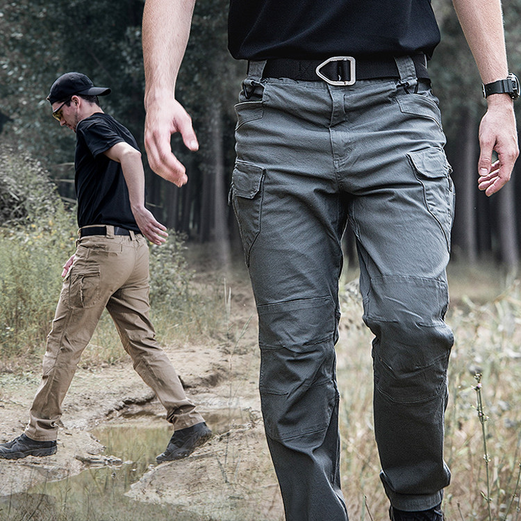 XJ0072 Summer wear-resistant multi-pocket leisure pants