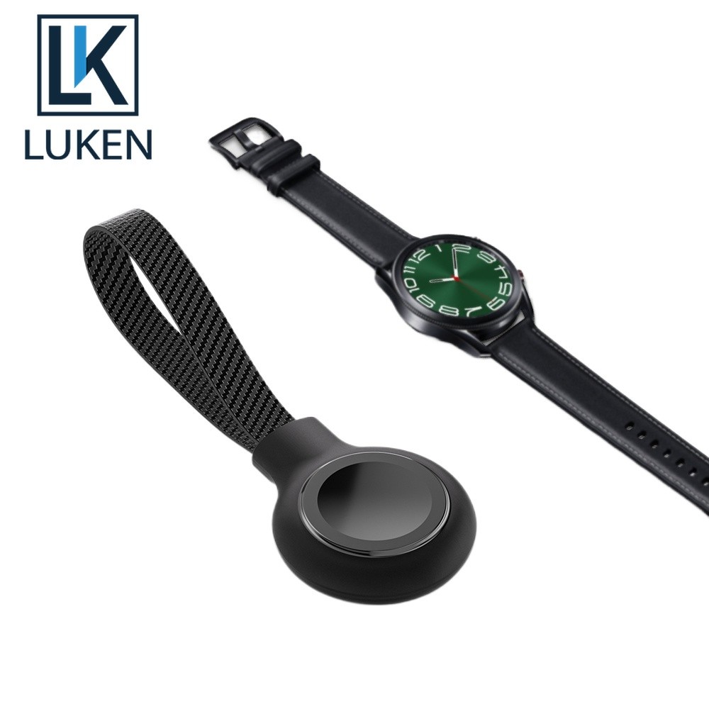 Luken แท่นชาร์จนาฬิกาแบบพกพา Type C Connector สําหรับ Samsung Watch 7/6/5 Lanyard Magnetic Wireless 