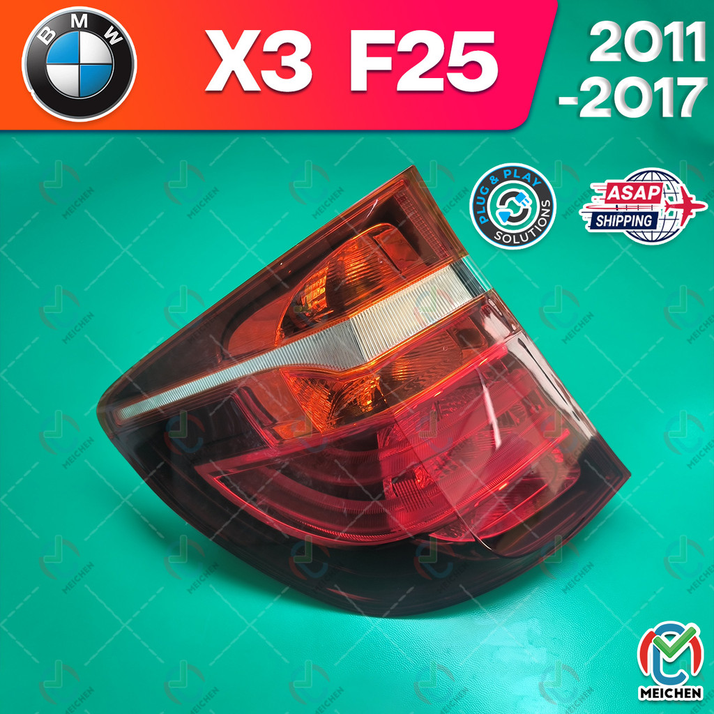 Bmw X3 F25 ไฟท้าย 2011-2017 Taillamp ด้านหลังไฟท้าย Taillamp ไฟท้าย lampu bolakang akhir เบรคหยุดแสงกลับโคมไฟ