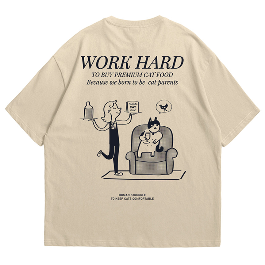 Strayandcool เสื้อยืดโอเวอร์ไซส์ 