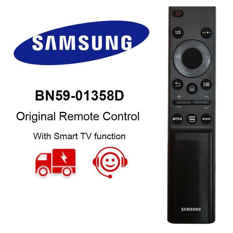 รีโมทคอนโทรล BN59-0138D สําหรับ Samsung สมาร์ท LCD TV รีโมทคอนโทรล 2021 UA55AU AU7000 series NETFLIX