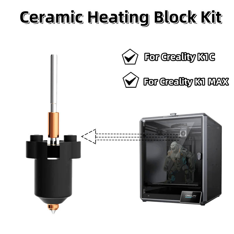 For Creality K1C Accessories upgrade kit k1c hotend nozzle kit for creality K1 Max hotend quick swap