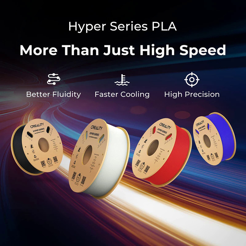 Creality Hyper PLA Filament 1.75mm 1KG High Speed for K1 Max 3D Printer Filament PLA Faster Cooling 