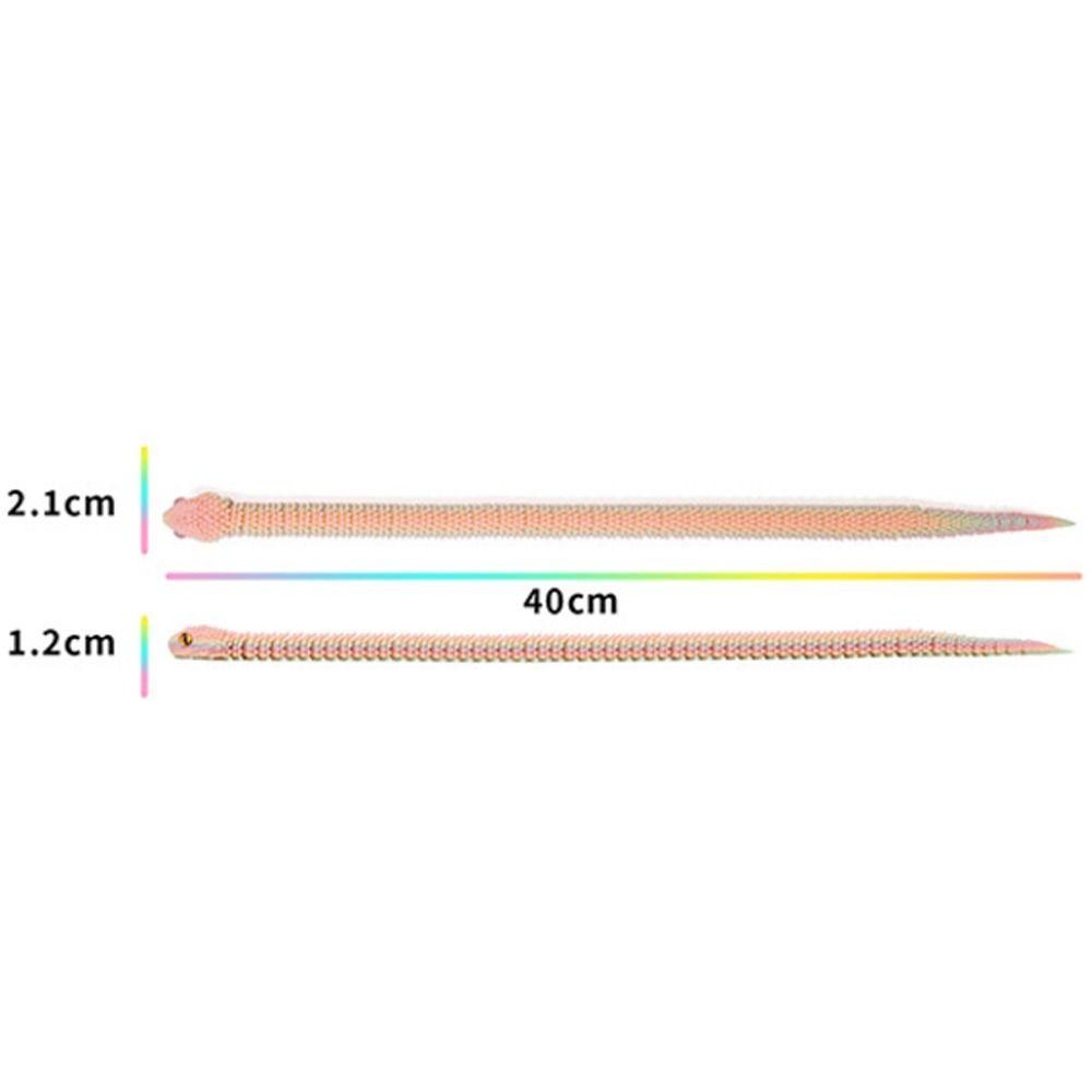 Augustinan เครื่องประดับงูจําลอง,หมุนได้สมจริง 3D พิมพ์ของเล่นงู,ตกแต่งบ้าน 30/45/60 ซม.โมเดลจําลองสัตว์หลากสีตกแต่งรถ ราคา ถูกที่สุด ดีลบีเคเค แกลเลอรีภาพที่ 2