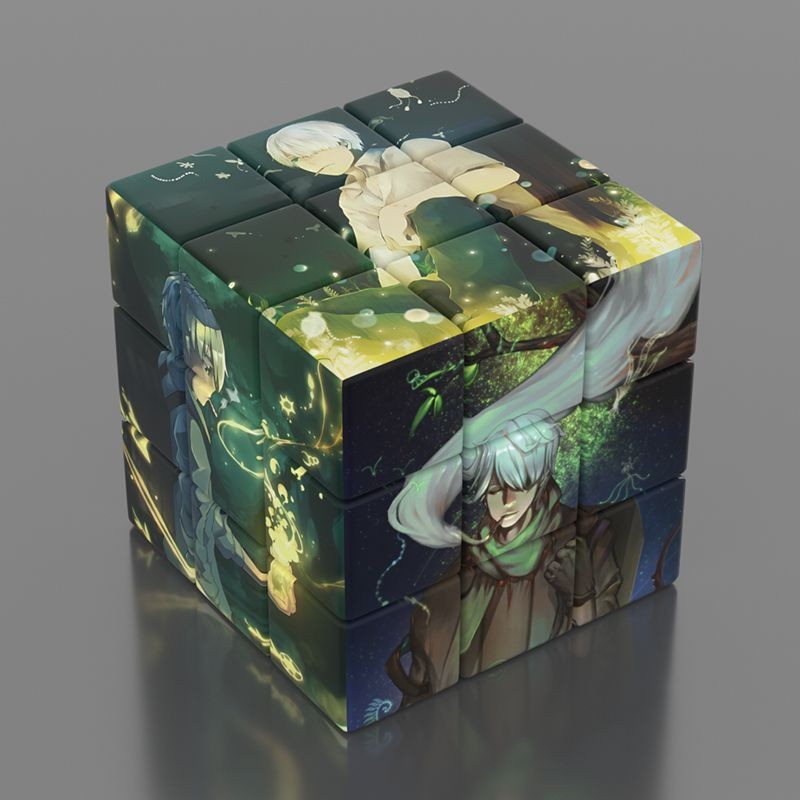 Mushishi Silver Ancient Third-Level Puzzle Rubiks Cube Anim Master Silver Silver Red Red-Level Puzzl