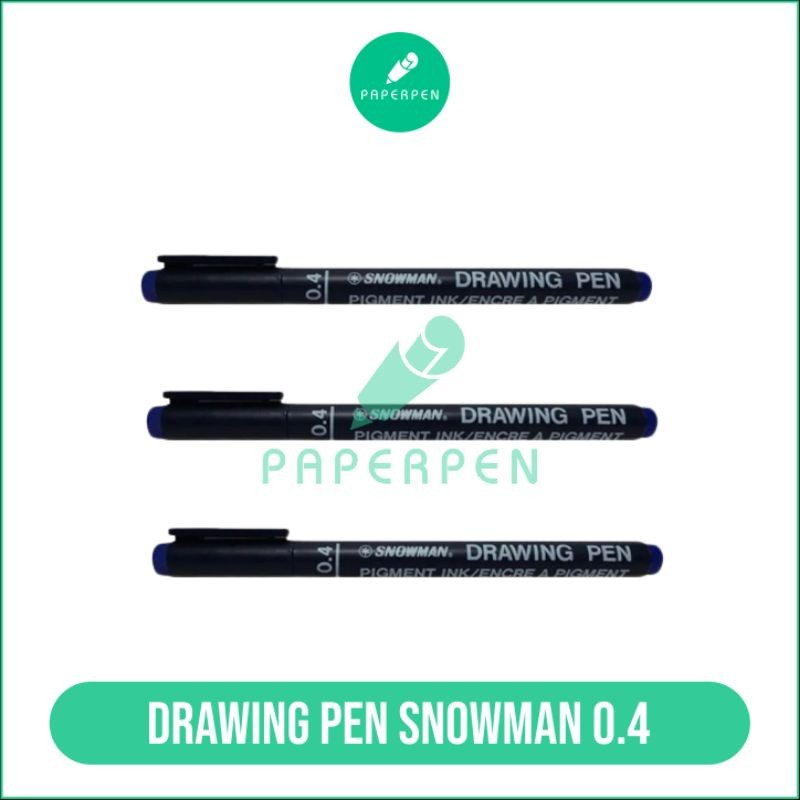 [MS] DRAWING PEN SNOWMAN 0.4