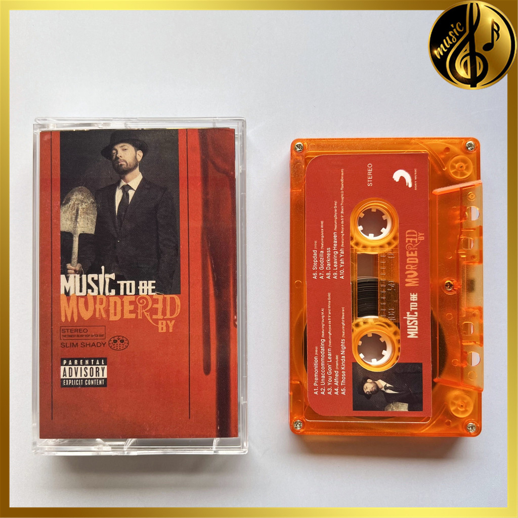 EMINEM Music To Be Murdered By Eminem Cassette Tapeแบรนด์ใหม่ [ปิดผนึก]