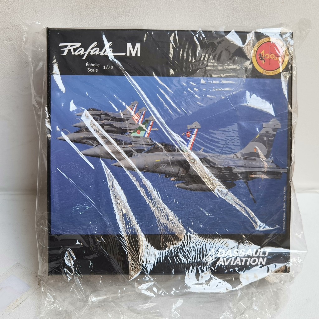 [คลังสินค้าพร้อม] IXO 1/72 Dassault Rafale M Dassault Rafale Style Fighter Model Alloy Accessories จ
