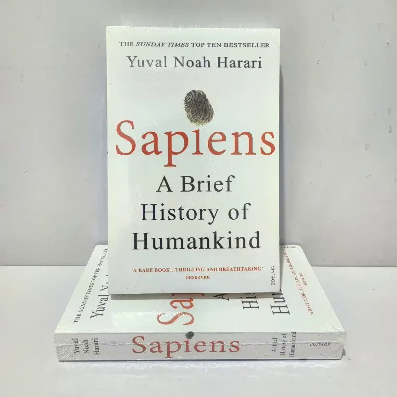 Sapiens: A Brief History of Humankind Yuval Noah Harari English Books Anthropological History Books 