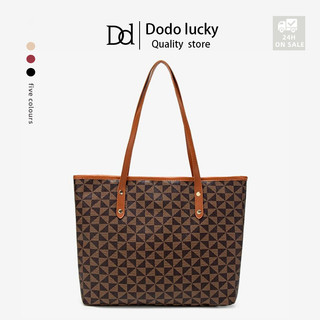 Dodo Fashionable Shoulder Bag For Office Women Students PU Leather Light Luxury Tote Bag #V04