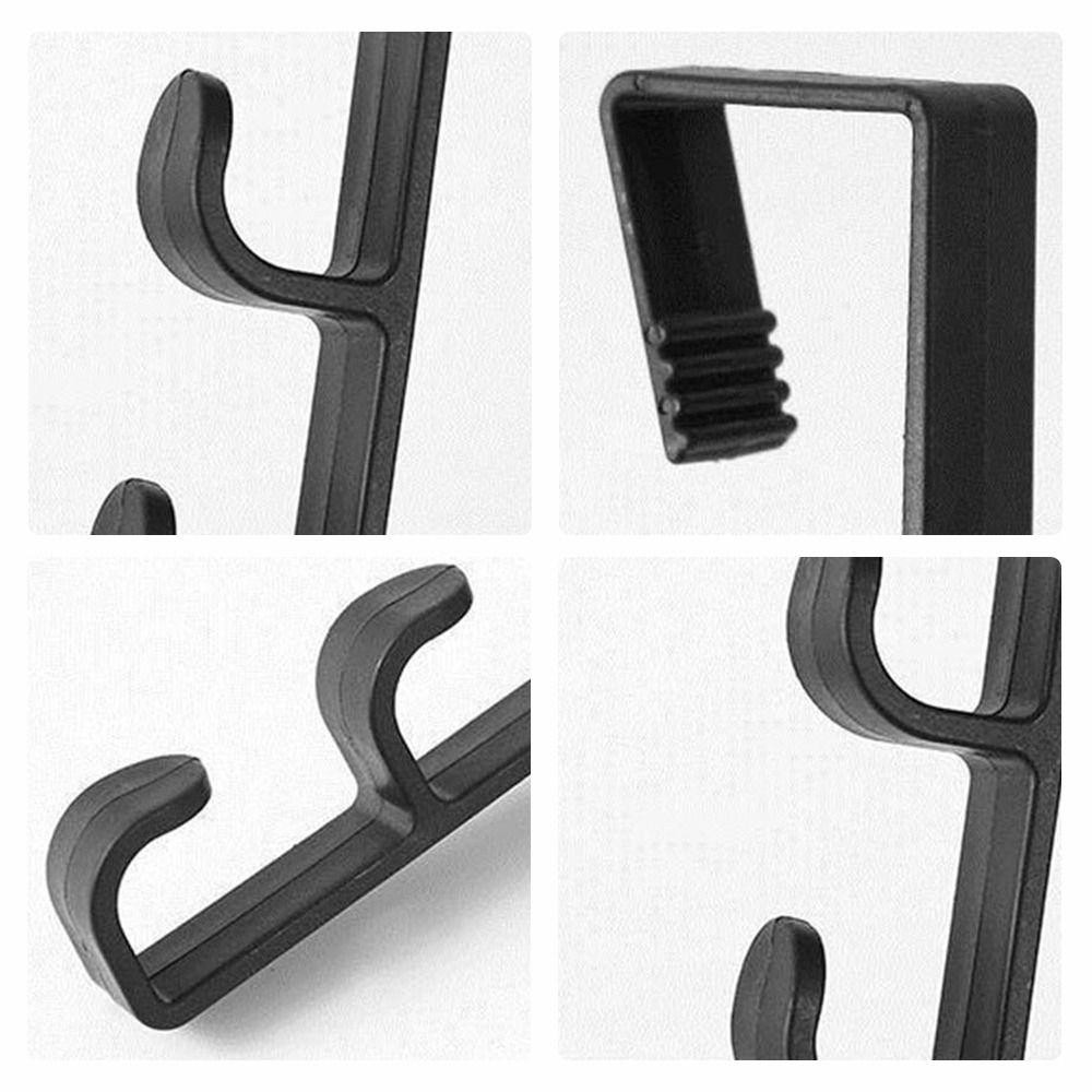 รูมิ‌ ตะขอแขวนประตู, ไร้ร่องรอย 5ตะขอตะขอเสื้อ, ตะขอแขวนประตูติดผนังที่ทนทานสําหรับเสื้อผ้ากระเป๋าหมวกกระเป๋า - รูปที่ 3