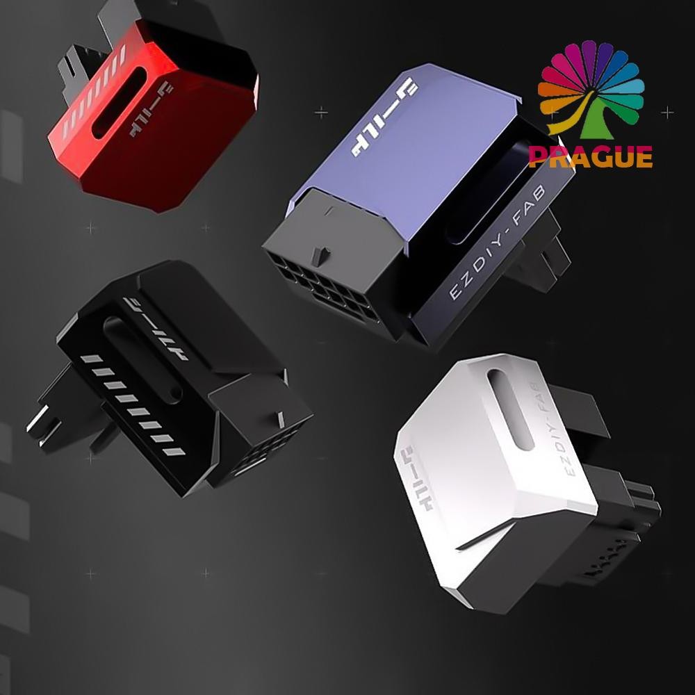 12vhpwr อะแดปเตอร์มุม 180 องศา 600W สําหรับ 12+4pin RTX 3090Ti 4070Ti 4080 4090 S [prague.th]