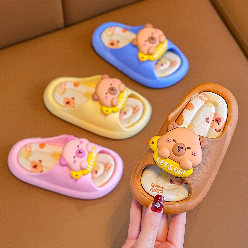 11.11 PUNCAK RUMAH168 SA093 รองเท้าแตะสําหรับเด็กหญิงและเด็กชาย, รองเท้าแตะเด็กผู้หญิงกันลื่น